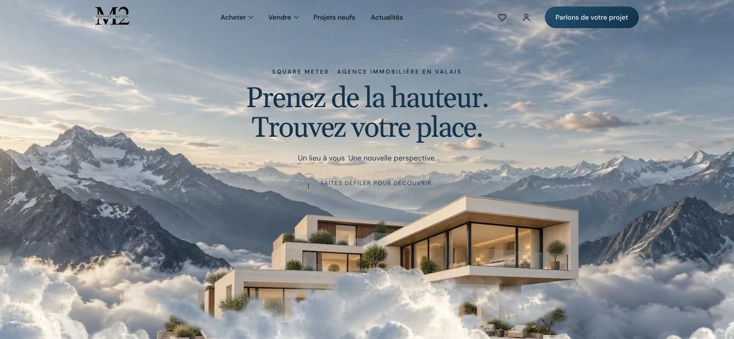 Homepage of Square Meter